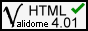 Valid HTML 4.01